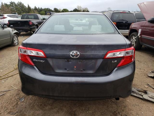 4T4BF1FK2CR270531 - 2012 TOYOTA CAMRY BASE GRAY photo 6