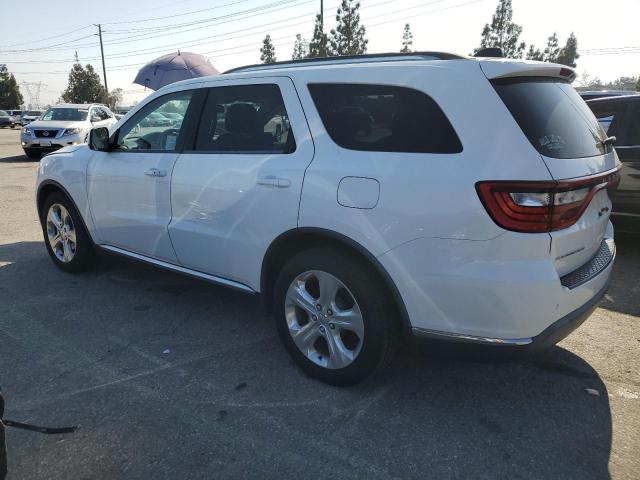 1C4RDHAG1EC551551 - 2014 DODGE DURANGO SXT WHITE photo 2