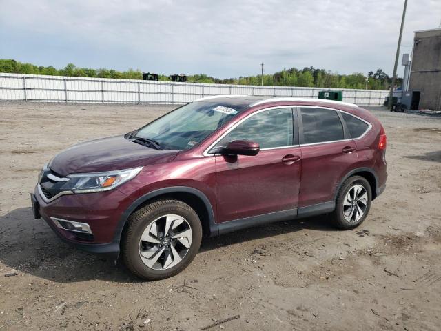 5J6RM4H93GL103728 - 2016 HONDA CR-V TOURING RED photo 1