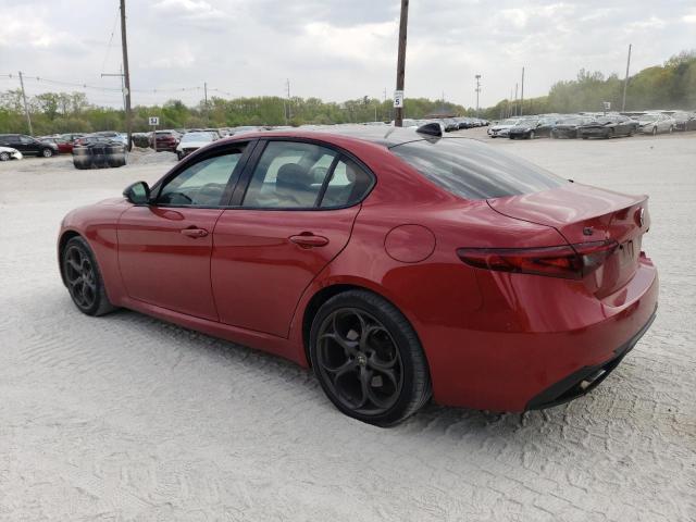 ZARFAEEN5J7597430 - 2018 ALFA ROMEO GIULIA TI Q4 RED photo 2