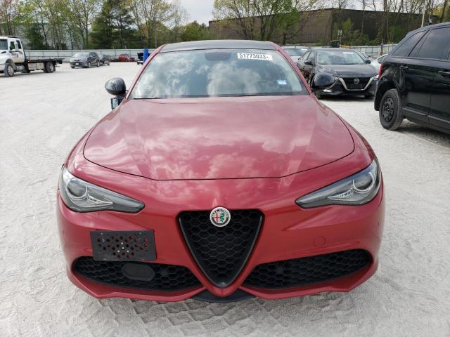 ZARFAEEN5J7597430 - 2018 ALFA ROMEO GIULIA TI Q4 RED photo 5