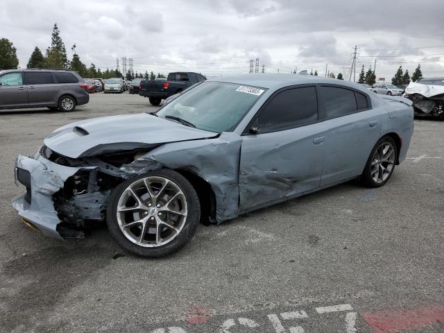 2C3CDXHG0MH525397 - 2021 DODGE CHARGER GT GRAY photo 1