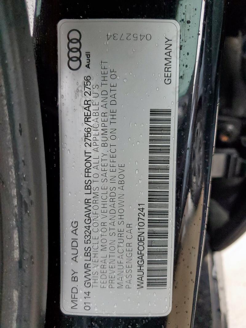 WAUHGAFC0EN107241 - 2014 AUDI A6 PRESTIGE Qara foto 13