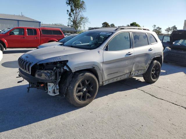 1C4PJMBS8HW521672 - 2017 JEEP CHEROKEE TRAILHAWK SILVER photo 1