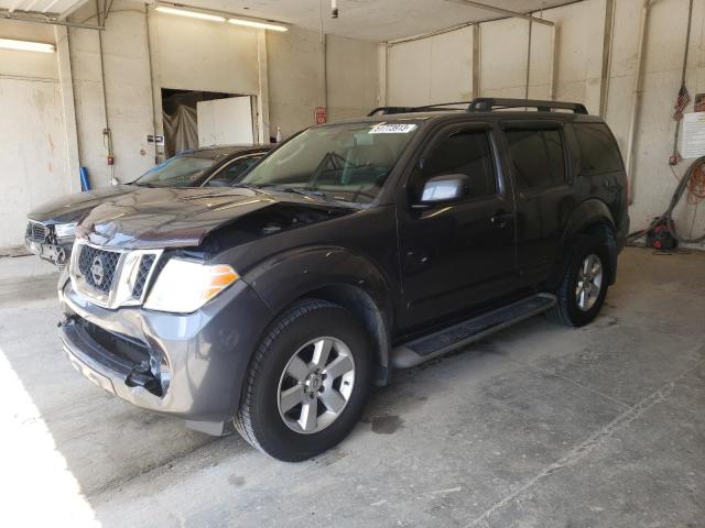 5N1AR1NN9CC635964 - 2012 NISSAN PATHFINDER S GRAY photo 1