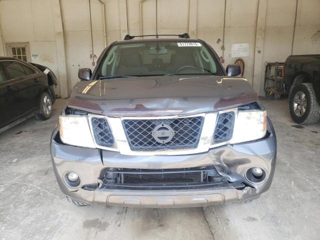 5N1AR1NN9CC635964 - 2012 NISSAN PATHFINDER S GRAY photo 5
