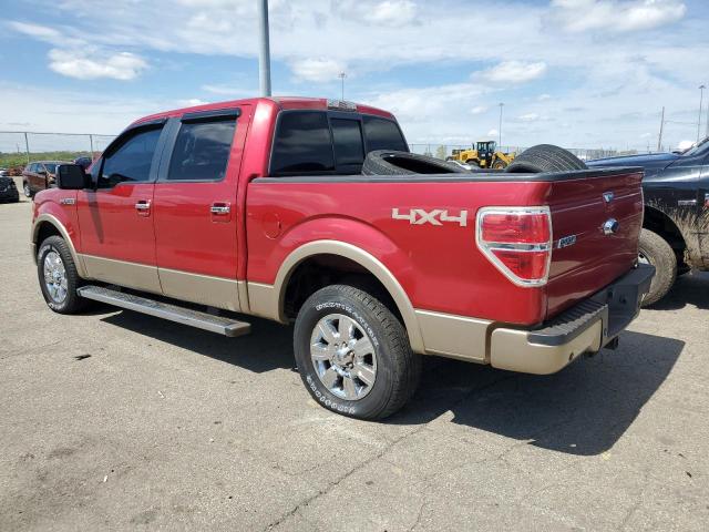 1FTFW1EF2CFB29418 - 2012 FORD F150 SUPERCREW RED photo 2