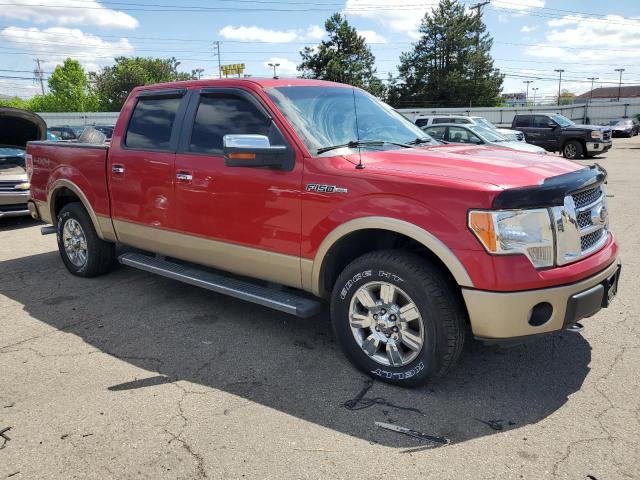 1FTFW1EF2CFB29418 - 2012 FORD F150 SUPERCREW RED photo 4