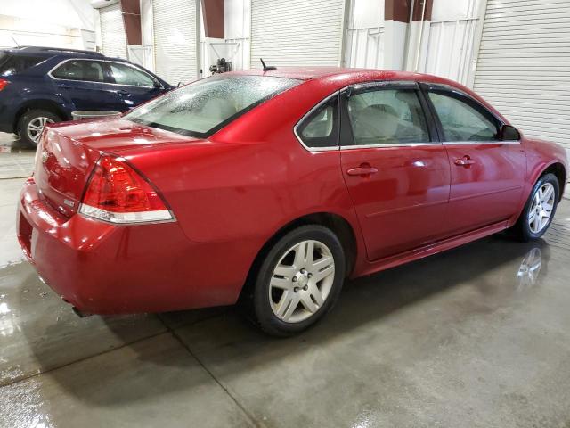 2G1WB5E3XE1161139 - 2014 CHEVROLET IMPALA LIM LT RED photo 3