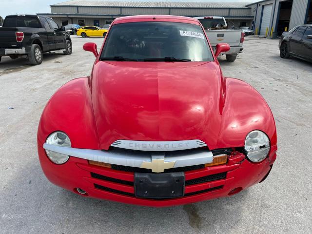 1GCES14P63B101162 - 2003 CHEVROLET SSR RED photo 5