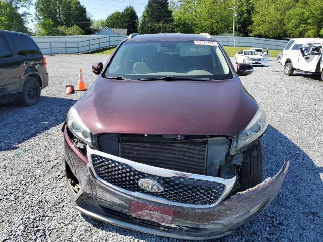 5XYPH4A56GG174460 - 2016 KIA SORENTO EX BURGUNDY photo 5