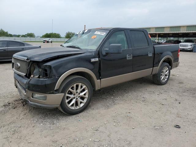 1FTPW12555KC16157 - 2005 FORD F150 SUPERCREW BLACK photo 1