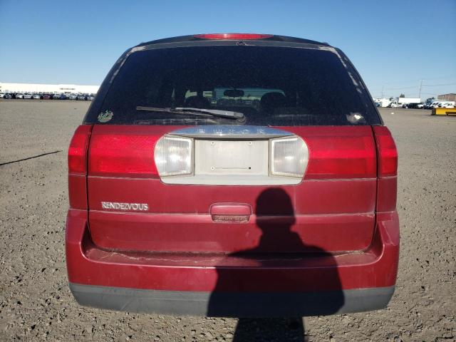 3G5DB03L56S500875 - 2006 BUICK RENDEZVOUS CX BURGUNDY photo 6