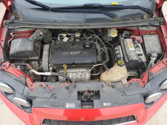 1G1JC6SH9F4102702 - 2015 CHEVROLET SONIC LT RED photo 11