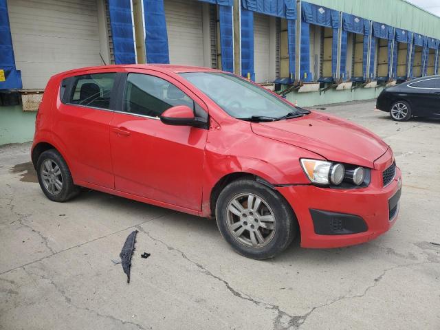 1G1JC6SH9F4102702 - 2015 CHEVROLET SONIC LT RED photo 4