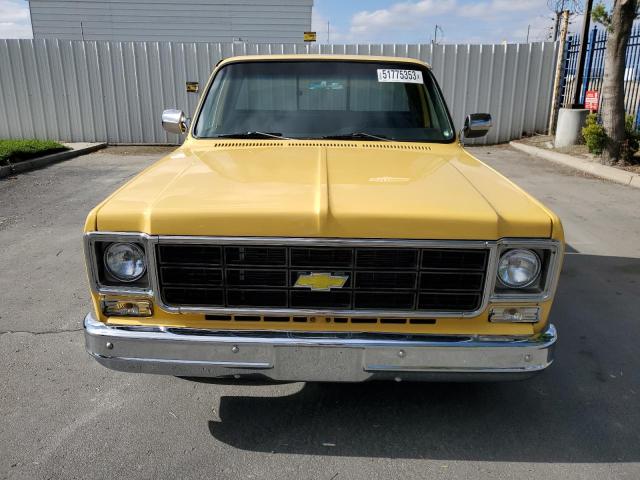 CCL447Z182903 - 1977 CHEVROLET C-10 YELLOW photo 5