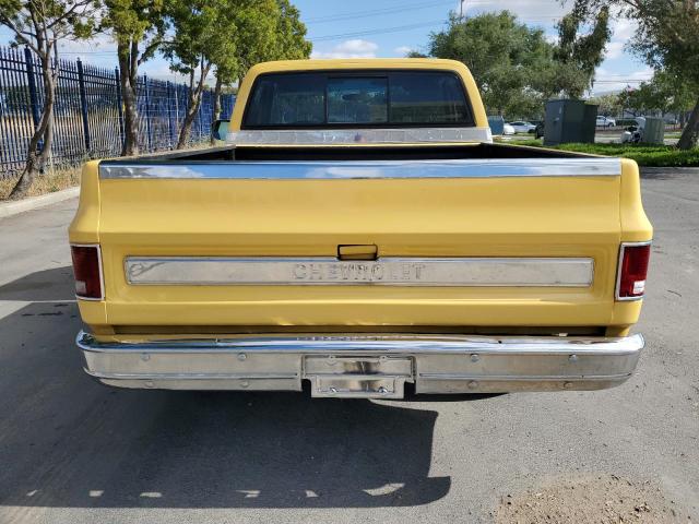 CCL447Z182903 - 1977 CHEVROLET C-10 YELLOW photo 6