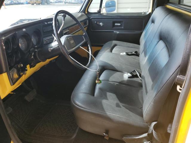 CCL447Z182903 - 1977 CHEVROLET C-10 YELLOW photo 7