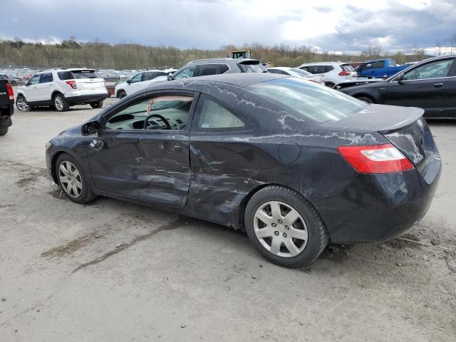 2HGFG12658H579315 - 2008 HONDA CIVIC LX BLACK photo 2