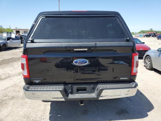 1FTFW1E89MFC24917 - 2021 FORD F150 SUPERCREW BLACK photo 6