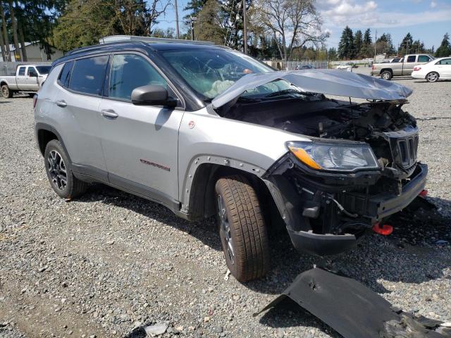 3C4NJDDB5MT564953 - 2021 JEEP COMPASS TRAILHAWK SILVER photo 4