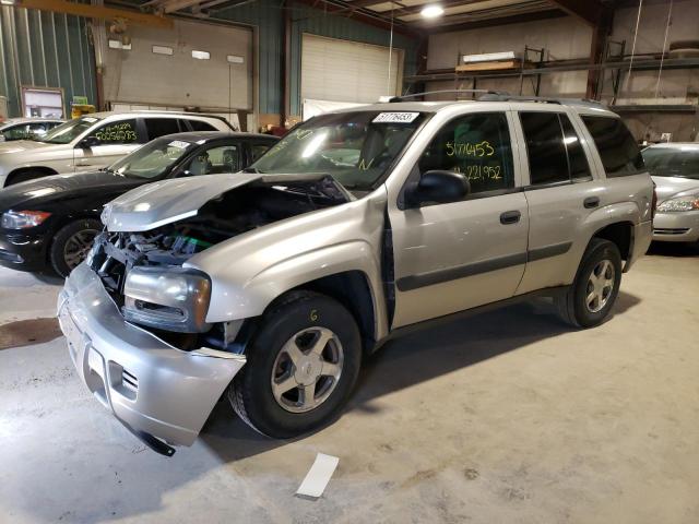 1GNDT13S052181325 - 2005 CHEVROLET TRAILBLAZE LS SILVER photo 1