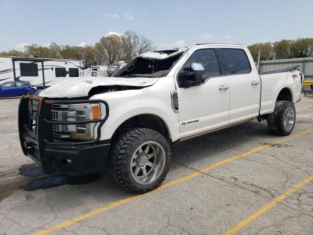 1FT8W3BT6KEG00702 - 2019 FORD F350 SUPER DUTY WHITE photo 1