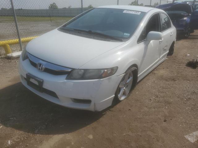 2HGFA1F63BH537339 - 2011 HONDA CIVIC LX-S أبيض صورة 1