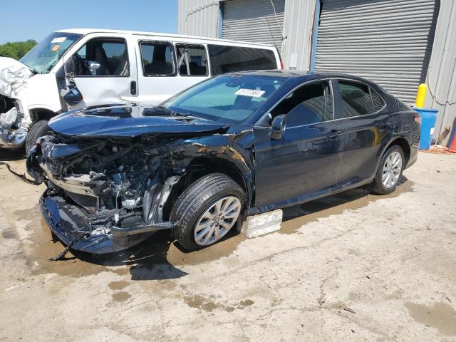 4T1B11HK4KU740613 - 2019 TOYOTA CAMRY L BLUE photo 1