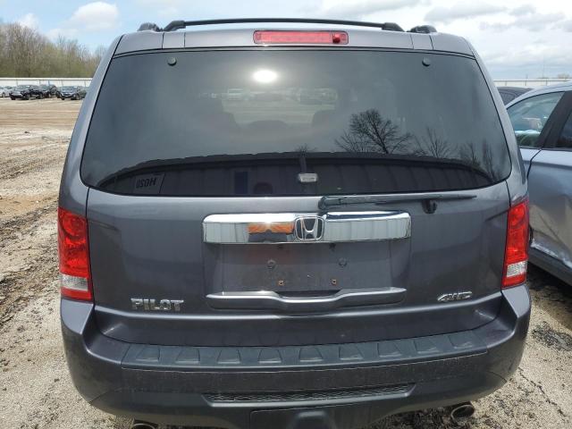 5FNYF4H58FB010701 - 2015 HONDA PILOT EXL GRAY photo 6