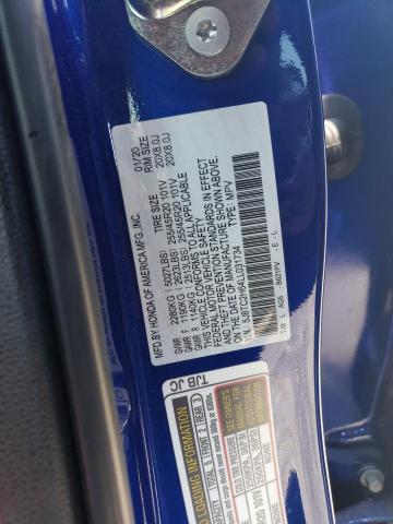 5J8TC2H64LL031734 - 2020 ACURA RDX A-SPEC BLUE photo 12