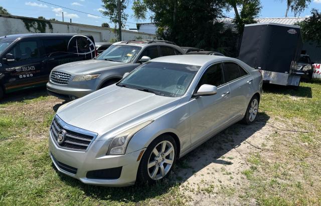 1G6AA5RA2E0175189 - 2014 CADILLAC ATS SILVER photo 2