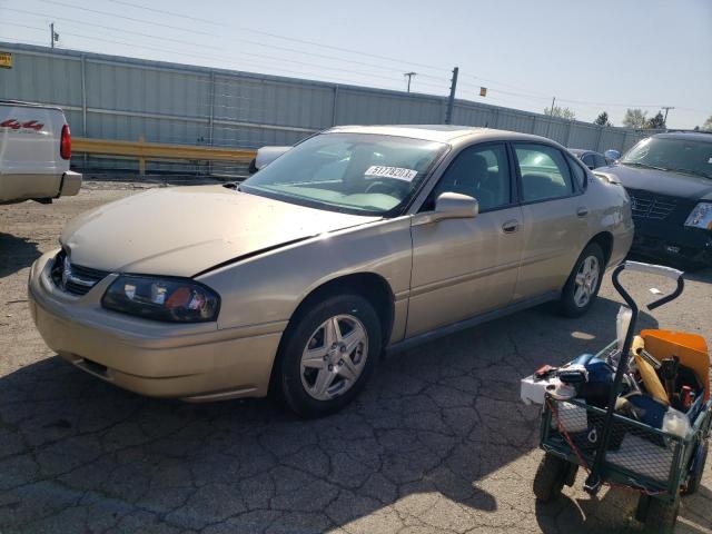 2G1WF52E859395114 - 2005 CHEVROLET IMPALA GOLD photo 1