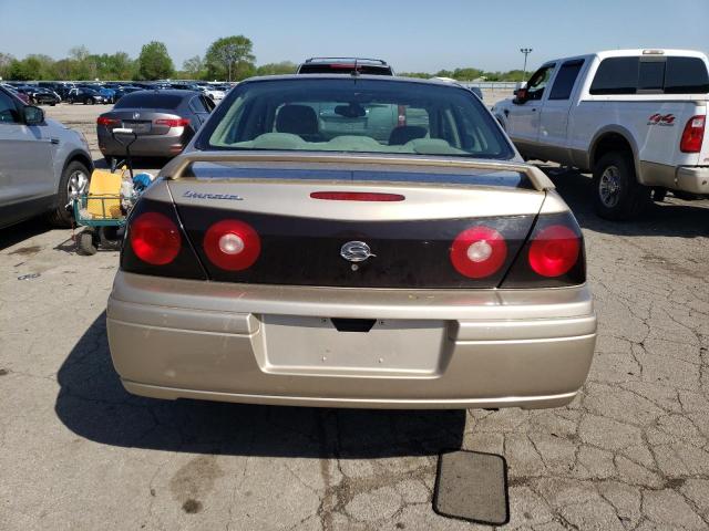 2G1WF52E859395114 - 2005 CHEVROLET IMPALA GOLD photo 6