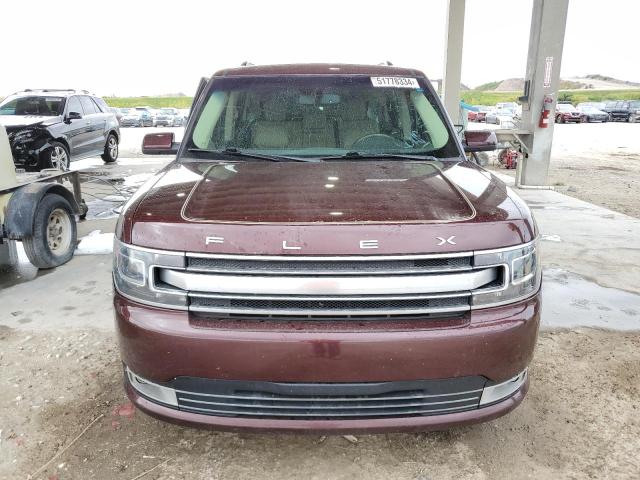 2FMHK6DTXJBA07537 - 2018 FORD FLEX LIMITED MAROON photo 5