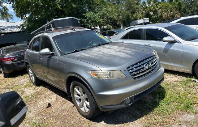 JNRAS08W65X205456 - 2005 INFINITI FX35 SILVER photo 1