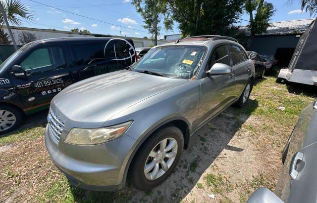 JNRAS08W65X205456 - 2005 INFINITI FX35 SILVER photo 2