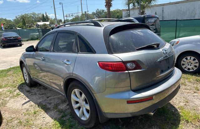 JNRAS08W65X205456 - 2005 INFINITI FX35 SILVER photo 3