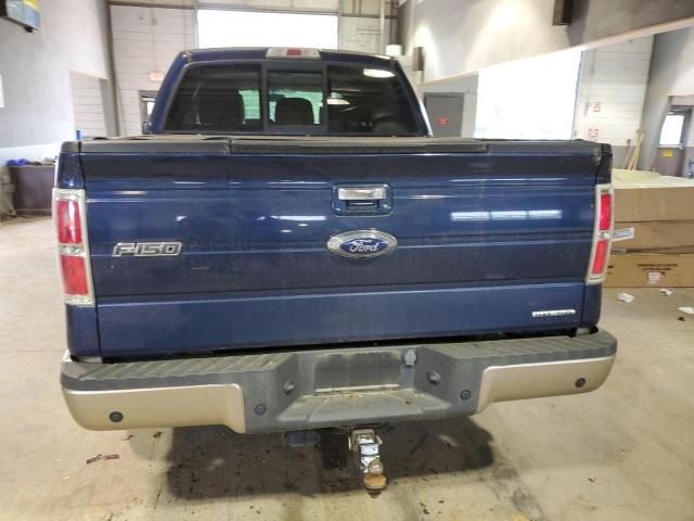 1FTFW1EF2CFA10414 - 2012 FORD F150 SUPERCREW BLUE photo 6