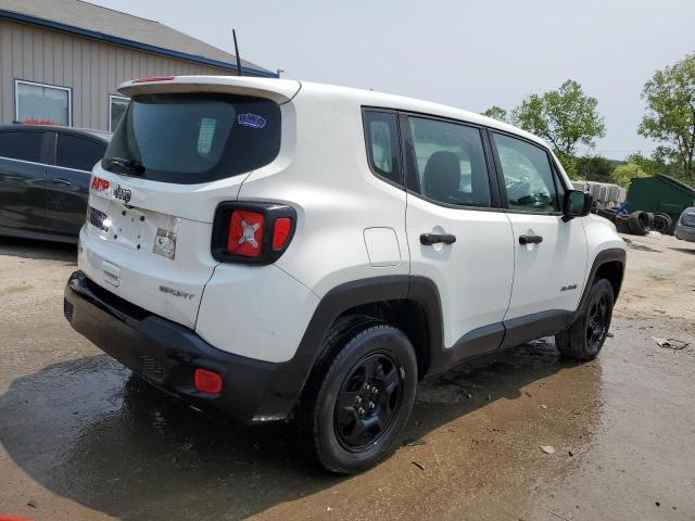 ZACNJBAB5KPJ86322 - 2019 JEEP RENEGADE SPORT WHITE photo 3