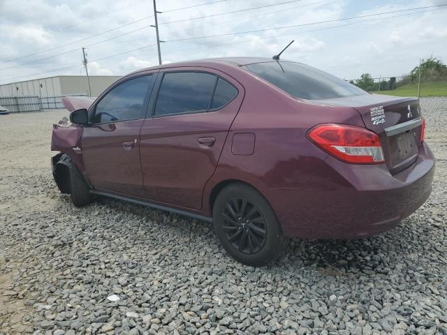 ML32F4FJ9LHF00751 - 2020 MITSUBISHI MIRAGE G4 SE MAROON photo 2