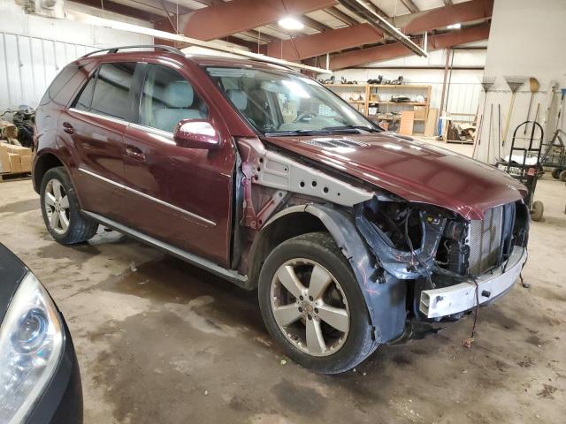 4JGBB8GB0AA560729 - 2010 MERCEDES-BENZ ML 350 4MATIC BURGUNDY photo 4