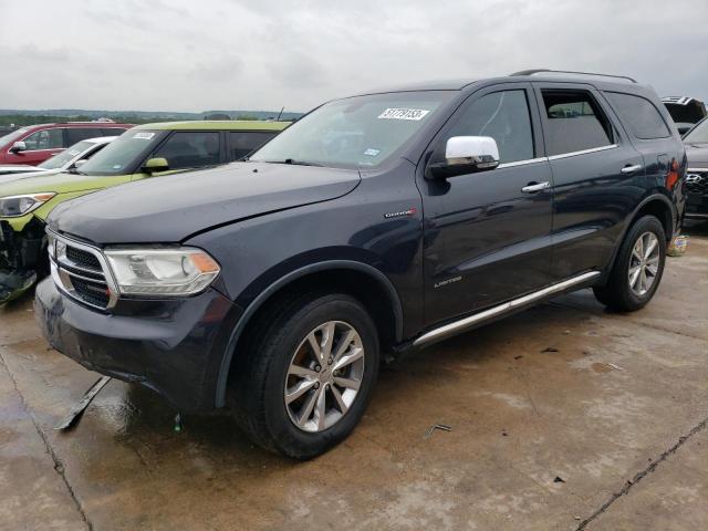 1C4RDJDG8EC563571 - 2014 DODGE DURANGO LIMITED GRAY photo 1