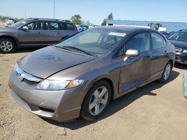 19XFA1F68AE044488 - 2010 HONDA CIVIC LX-S Gris photo 1
