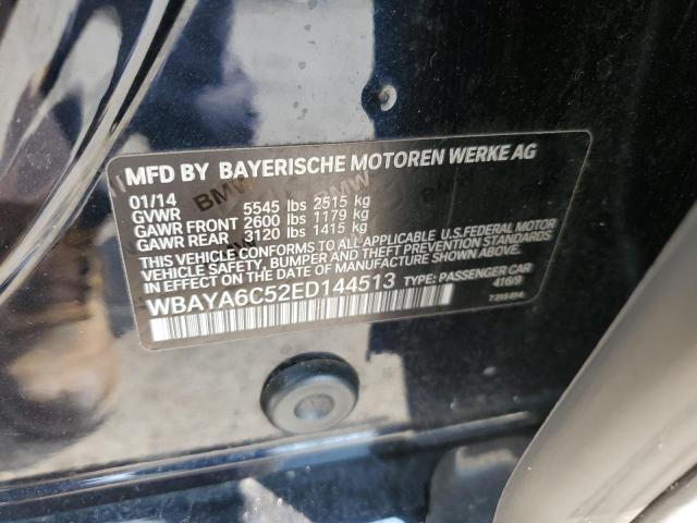 WBAYA6C52ED144513 - 2014 BMW 740 I BLUE photo 12