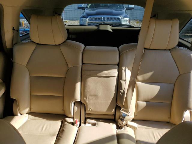 2HNYD2H22BH001376 - 2011 ACURA MDX BLACK photo 10