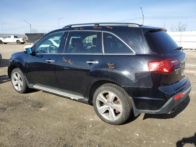 2HNYD2H22BH001376 - 2011 ACURA MDX BLACK photo 2