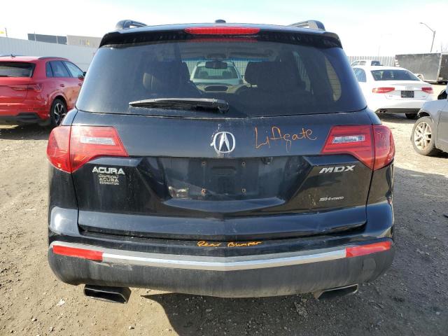 2HNYD2H22BH001376 - 2011 ACURA MDX BLACK photo 6