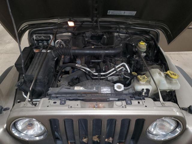 1J4FA39S83P362774 - 2003 JEEP WRANGLER COMMANDO TAN photo 11