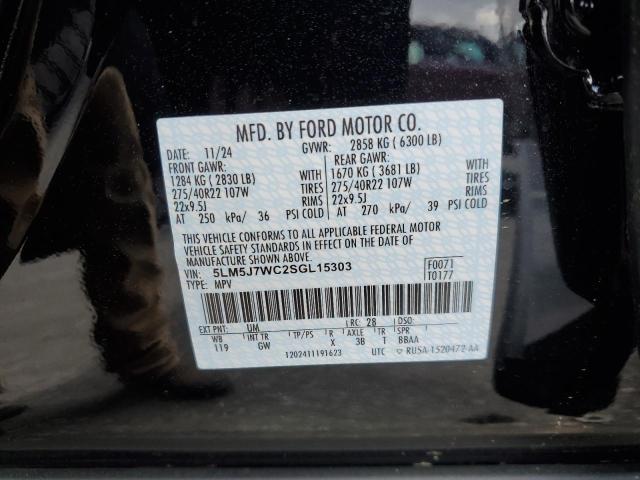 5LM5J7WC2SGL15303 - 2025 LINCOLN AVIATOR RESERVE Սև լուսանկար 13